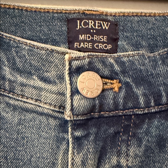 J. Crew Women's Mid Rise Flare Crop Jeans [Size: 28] - Picture 3 of 6